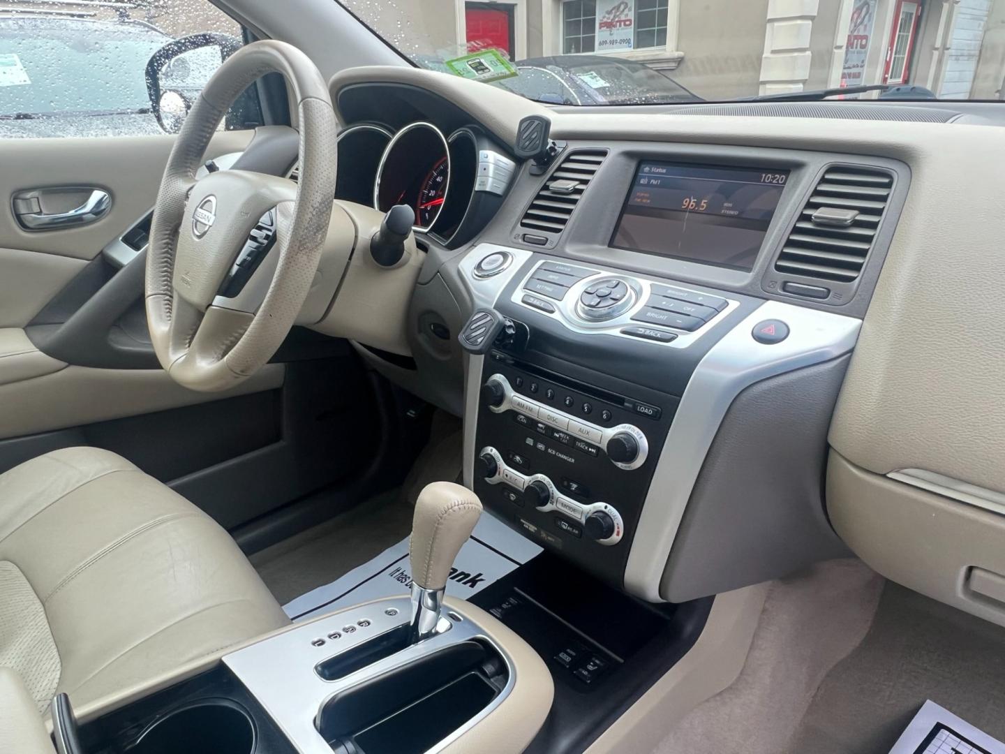 2010 Beige /Tan Leather Nissan Murano LE AWD (JN8AZ1MW1AW) with an 3.5L V6 DOHC 24V engine, CVT transmission, located at 1018 Brunswick Ave, Trenton, NJ, 08638, (609) 989-0900, 40.240086, -74.748085 - Photo#22